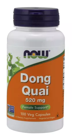 Now® Foods NOW Dong Quai (dzięgiel chiński), 520 mg, 100 kapsułek roślinnych