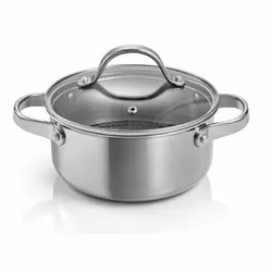 Tescoma Naczynie żaroodporne z pokrywką SteelCRAFTśrednica 18 cm, 2 l