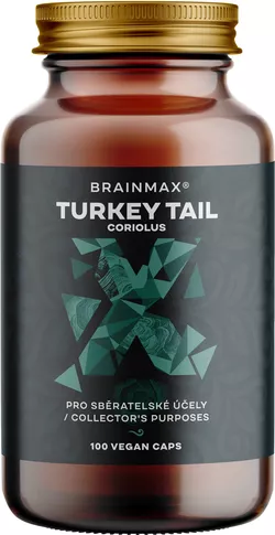 BrainMax Turkey Tail (Coriolus) extract, 50% stężenie polisacharydów i 20% β-1,3/1,6 D-glukanów