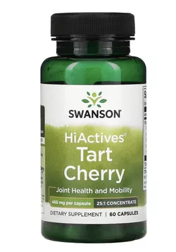 Swanson HiActives tarta wiśniowa, wsparcie stawów, 465 mg, 60 kapsułek