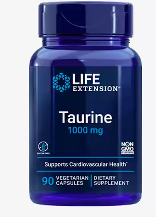 Life Extension Tauryna, tauryna, 1000 mg, 90 kapsułek roślinnych