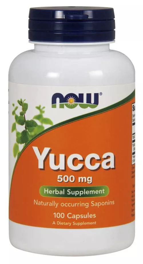 Now® Foods NOW Yucca, 500 mg, 100 kapsułek