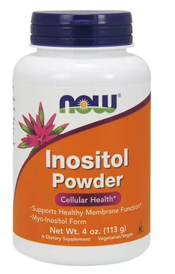 Now® Foods NOW Inozytol (mio-inozytol), czysty proszek, 113g