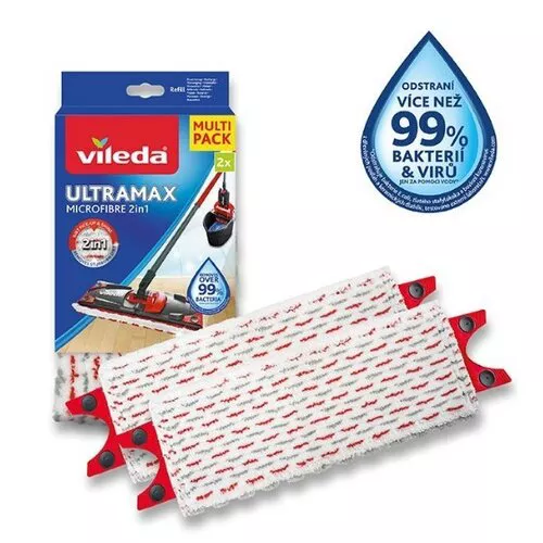 Vileda Nakładka do mopa Ultramax Microfibre 2w1, 2 szt.