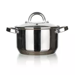 Garnek ze stali nierdzewnej z pokrywką Good and Cook, 24 cm, 6,1 l