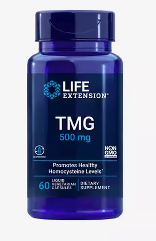 Life Extension TMG (Trimetyloglicyna), 500 mg, 60 kapsułek