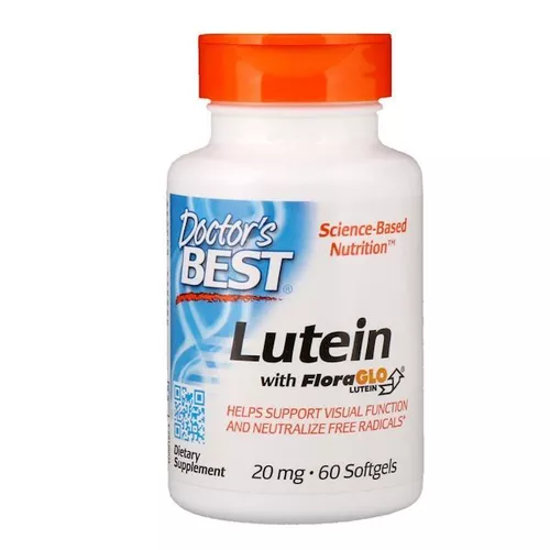 Doctor's Best Lutein with Lutemax, 20 mg, 60 kapsułek softgel