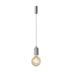 Azzardo AZ2384 lampa wisząca Volta, E27, 1x 40 W, szary